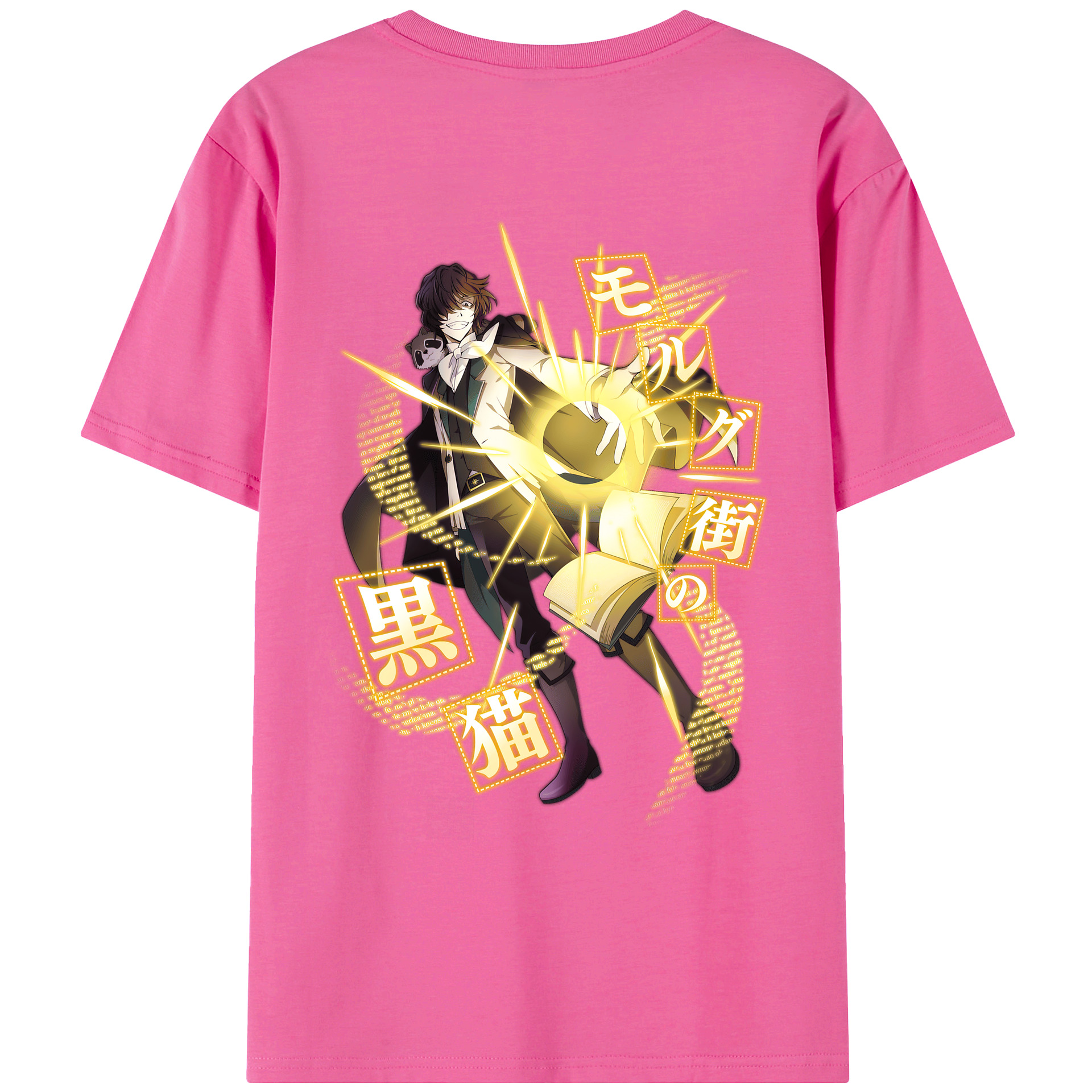 （画像用） 文豪ストレイドッグス Bungo Stray Dogs レディース半袖Tシャツ(バックプリント)